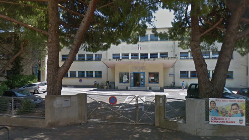 Vue de l'école maternelle Jean Jaurès de Béziers. Crédit : Google Maps.