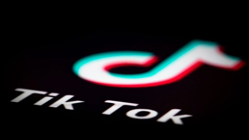 Une photo du logo TikTok prise à Paris le 14 décembre 2018. (Joel Saget/AFP/Getty Images)