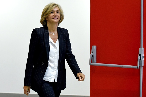 La présidente de la région Ile-de-France Valérie Pécresse. (Photo : ERIC PIERMONT/AFP via Getty Images)