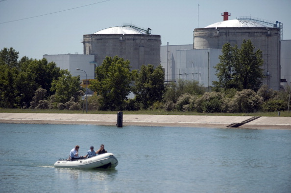 Vue prise de la centrale nucléaire de Fessenheim, dans l'est de la France. (Photo SEBASTIEN BOZON / AFP via Getty Images)