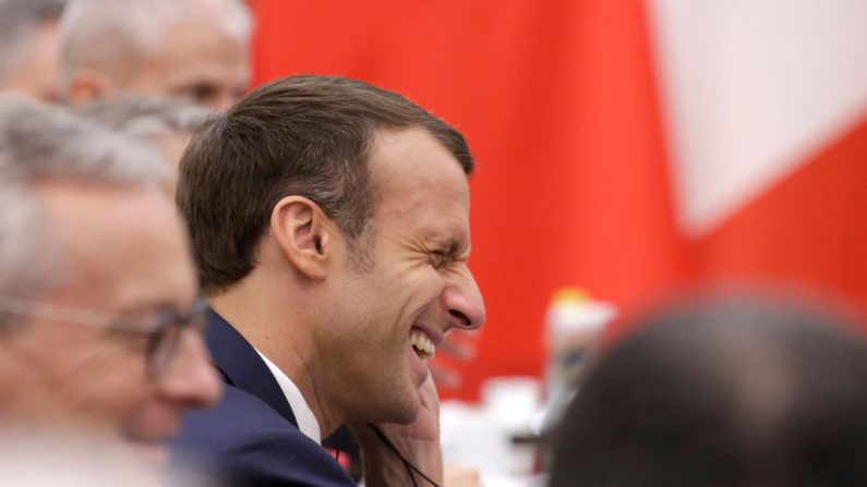 Emmanuel Macron (Jason Lee - Pool/Getty Images)