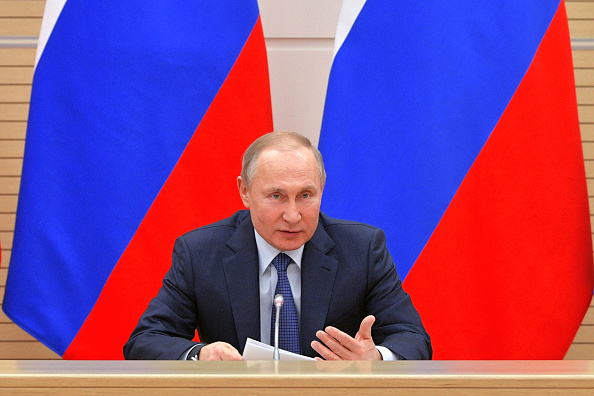Le président russe Vladimir Poutine. (Photo : ALEXEY DRUZHININ/SPUTNIK/AFP via Getty Images)