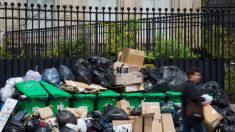[En images] Retraites: les poubelles débordent dans les rues de Paris suite aux blocages de la CGT