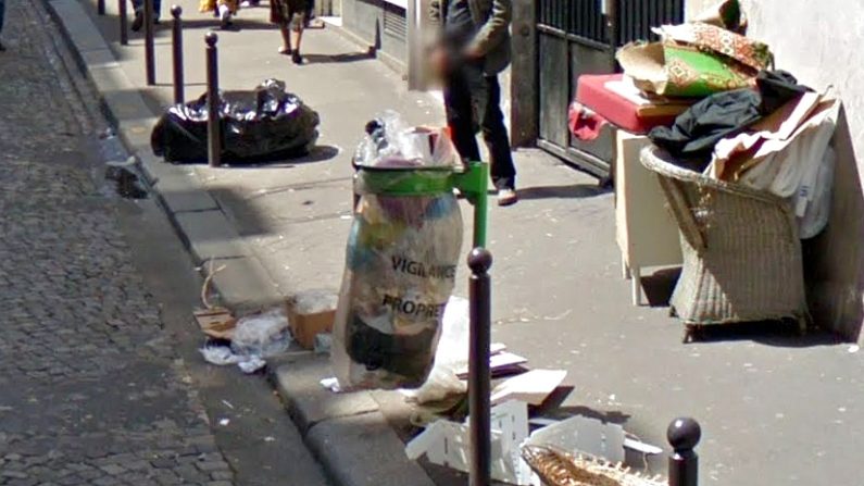 Une rue du 18e Arrondissement de Paris - Google Street View