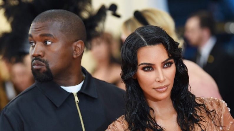 Kim Kardashian et Kanye West (Dimitrios Kambouris/Getty Images)
