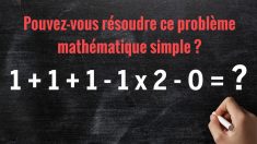 Défi sans calculatrice: êtes-vous assez intelligent pour résoudre mentalement ce problème de mathématiques?
