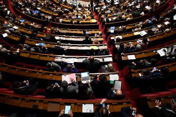 L'Assemblée nationale à Paris. (Photo : LIONEL BONAVENTURE/AFP via Getty Images)