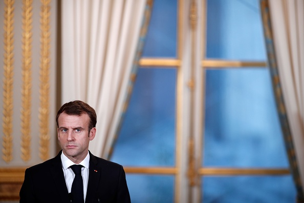 Emmanuel Macron à l'Élysée.    (Photo :  BENOIT TESSIER/AFP via Getty Images)
