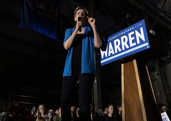-Elizabeth Warren semblait avoir perdu toute chance de devenir la première présidente des Etats-Unis. Photo HERALD/APF/AFP via Getty Images.