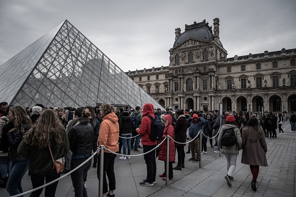 Musée du Louvre à Paris. (Photo : PHILIPPE LOPEZ/AFP via Getty Images)