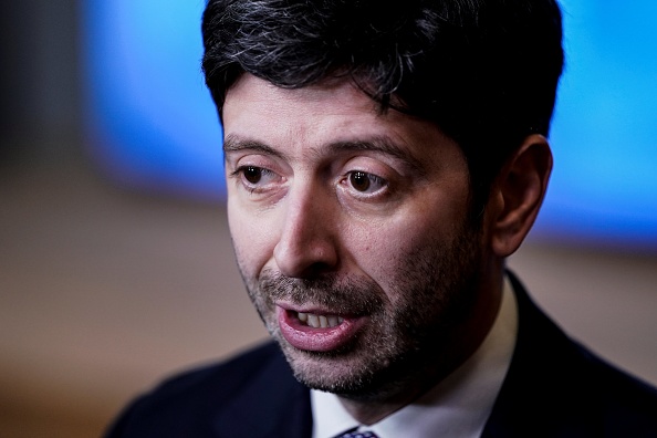Le ministre italien de la Santé Roberto Speranza. (Photo : KENZO TRIBOUILLARD/AFP via Getty Images)