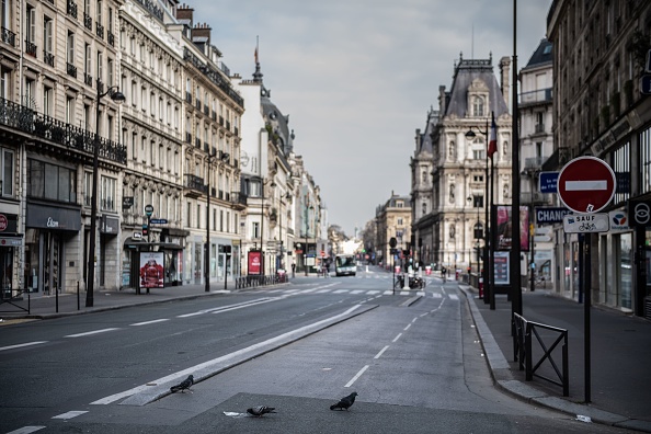 Rue de Rivoli à Paris. (Photo : MARTIN BUREAU/AFP via Getty Images)