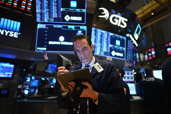 A la Bourse de New York (NYSE) le 19 mars 2020 à Wall Street à New York. (Photo : JOHANNES EISELE/AFP via Getty Images)