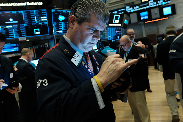 La semaine dernière, la Bourse de New York a connu sa pire semaine depuis la crise financière de 2008.  (Photo : Spencer Platt/Getty Images)
