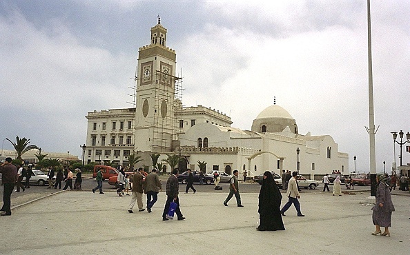 Place des martyrs, dans la Casbah d'Alger. (Photo : AFP/AFP via Getty Images)
