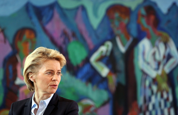 La présidente de la Commission européenne Ursula von der Leyen.  (Photo : Adam Berry/Getty Images)
