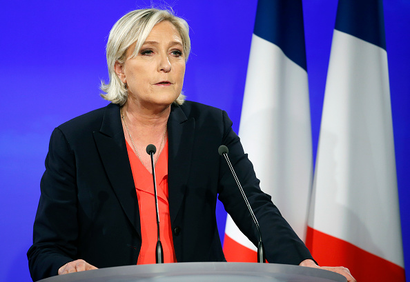 Marine Le Pen présidente du Rassemblement national (RN). (Photo : Thierry Chesnot/Getty Images)