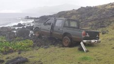 Un moaï de l’île de Pâques est détruit par un camion
