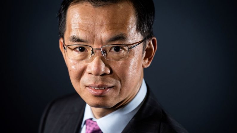 Lu Shaye, l'ambassadeur de Chine en France a été convoqué par Jean-Yves Le Drian (MARTIN BUREAU/AFP via Getty Images)