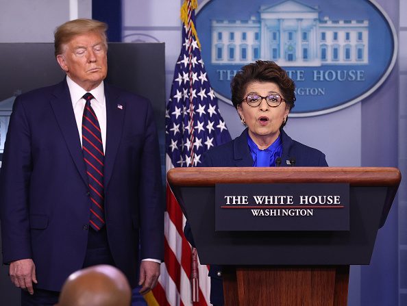 Jovita Carranza, responsable des petites entreprises de l'administration Trump.(Photo : Win McNamee/Getty Images)
