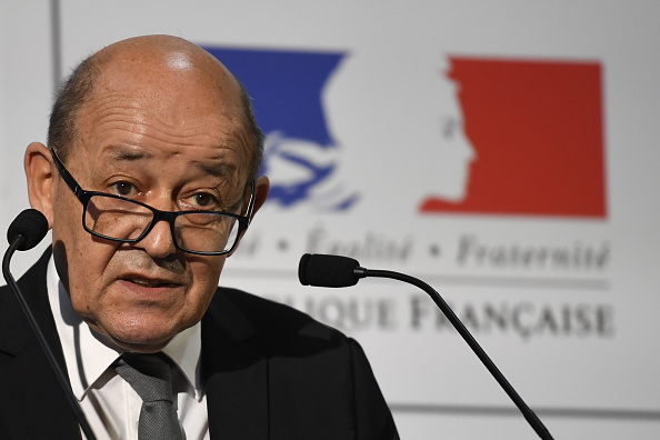 Le ministre de la Défense Jean-Yves Le Drian. (Photo : DAMIEN MEYER/AFP via Getty Images)