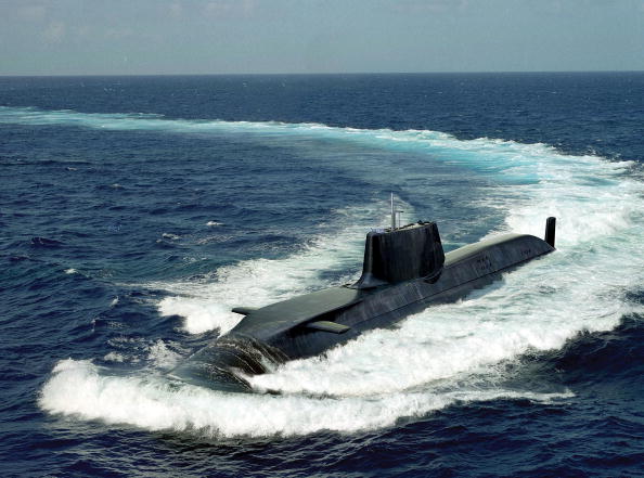 -Illustration- Le HMS Astute est le premier sous-marin nucléaire lancé au Royaume-Uni depuis près d'une décennie. Photo de BAE Systems via Getty Images.
