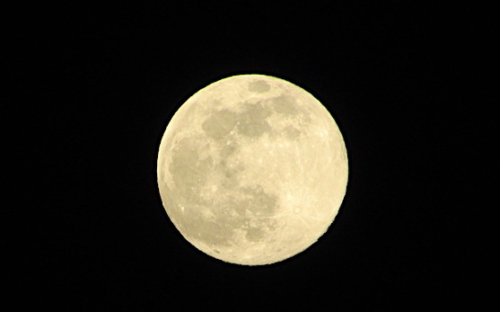 Super Lune des vers du 9 mars 2020. (Photo : Suzanne Durand/The Epoch Times)