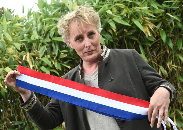 Marie Cau, première femme transgenre élue maire en France. (Photo : FRANCOIS LO PRESTI/AFP via Getty Images)