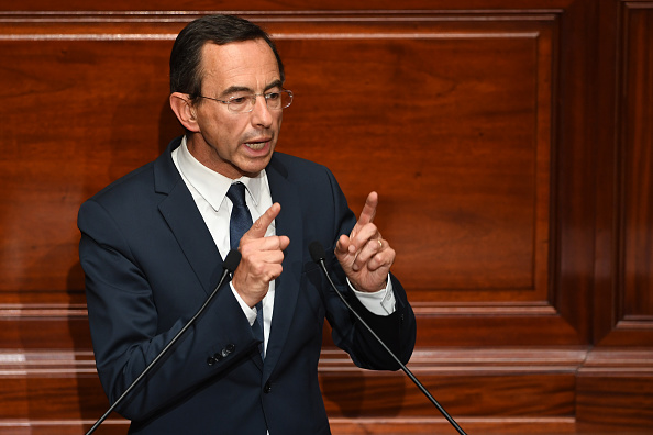 Le président du groupe Les Republicains (LR) au Sénat, Bruno Retailleau. (Photo : ERIC FEFERBERG/AFP via Getty Images)