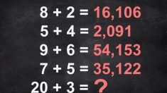 Si vous pouvez résoudre cette énigme mathématique, vous pourriez bien être un génie