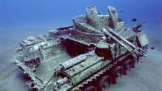 Un photographe sous-marin prend des photos fantastiques d’un char d’assaut englouti il y a longtemps sous la mer Rouge