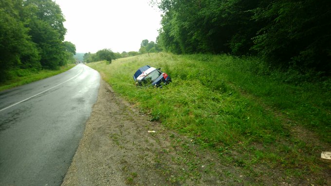 Sous l’emprise de l’alcool, l’automobiliste a fait une sortie de route alors qu’il allait chercher ses enfants à l’école. Crédit : Gendarmerie de la Seine-et-Marne. 
