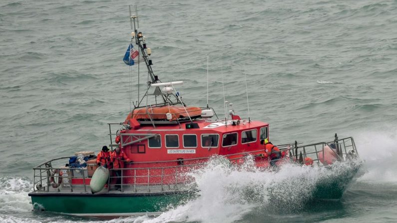 Un bateau de la Société Nationale de Sauvetage en Mer (SNSM). (Photo de PHILIPPE HUGUEN/AFP via Getty Images)