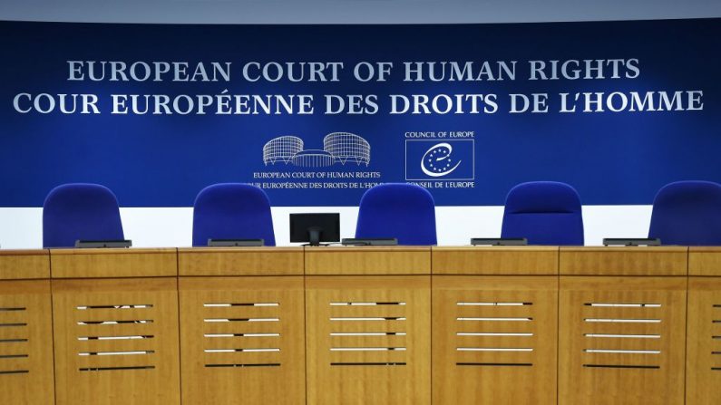 Cour européenne des droits de l'homme (CEDH) à Strasbourg, dans l'est de la France (Photo : FREDERICK FLORIN/AFP via Getty Images)