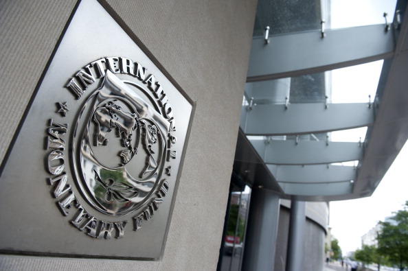 Fonds monétaire international (FMI) au siège de l'organisation à Washington, DC. (Photo : SAUL LOEB/AFP via Getty Images)