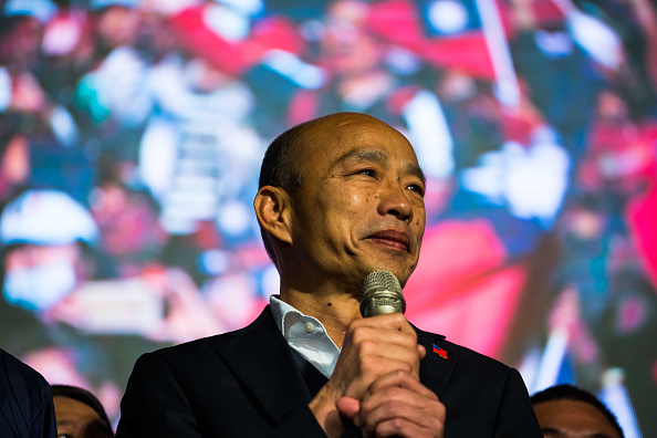 Han Kuo-yu , 62 ans, membre du Kuomintang et principal adversaire de Mme Tsai à l'élection présidentielle de janvier 2020, a perdu son mandat de maire de la ville de Kaohsiung, Taïwan.(Photo : Billy H.C. Kwok/Getty Images)