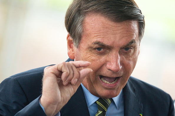Le président brésilien, Jair Bolsonaro a menacé de retirer son pays de l'Organisation mondiale de la santé (OMS). (Photo : Andressa Anholete / Getty Images)