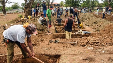 Virus du PCC: au Nicaragua, des « enterrements express » de nuit et à la sauvette