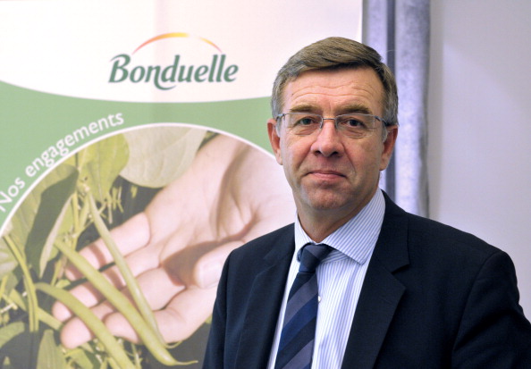 Christophe Bonduelle, président de l'entreprise familiale Bonduelle. (ERIC PIERMONT/AFP via Getty Images)