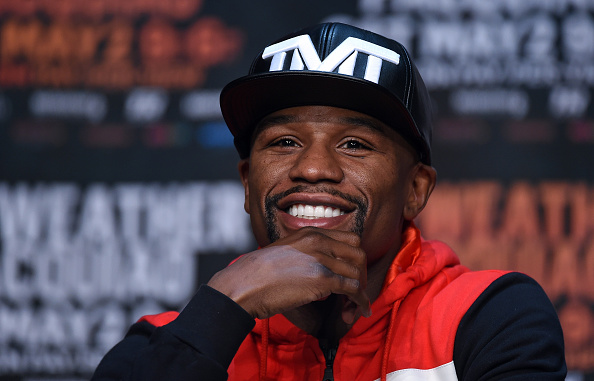Le champion poids welters WBC/WBA Floyd Mayweather.  (Photo : Ethan Miller/Getty Images)