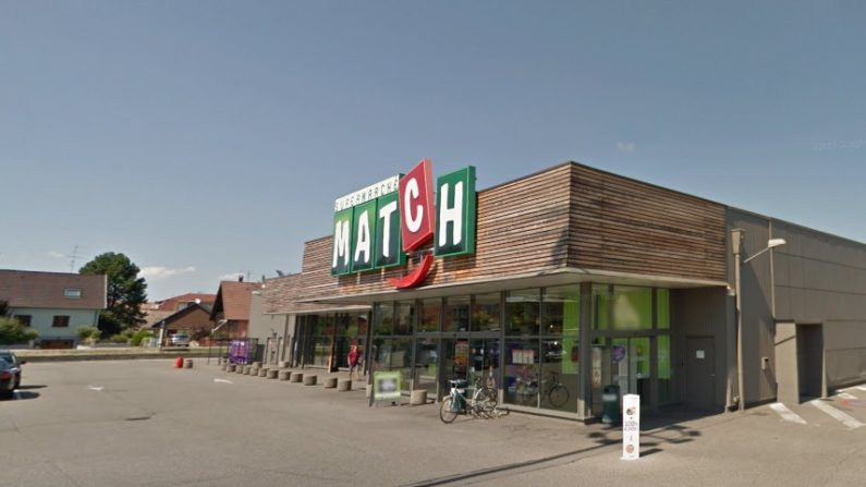 Le supermarché Match de Huninge près de Mulhouse (Capture d'écran/Google Maps)