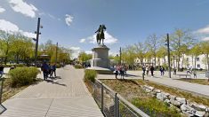La Roche-sur-Yon: la statue de Napoléon vandalisée à la peinture rouge