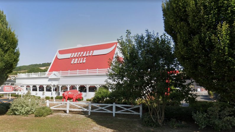 Vue du restaurant Buffalo Grill d'Essey-lès-Nancy. Crédit : Google Maps. 