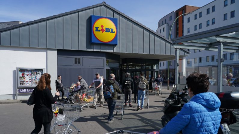 Supermarché Lidl - BERLIN, ALLEMAGNE - (Photo by Sean Gallup/Getty Images)