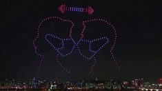 300 drones survolent Séoul pour encourager les mesures de confinement et remercier le personnel médical