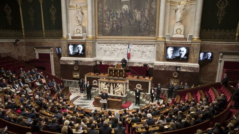 L'Assemblée Nationale. (THOMAS SAMSON/AFP via Getty Images)