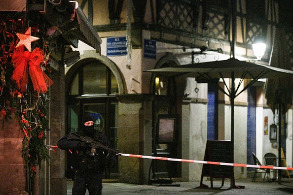 Cinq personnes avaient été tuées près d'un marché de Noël à Strasbourg, le 11 décembre 2018. (Photo : SEBASTIEN BOZON/AFP via Getty Images)