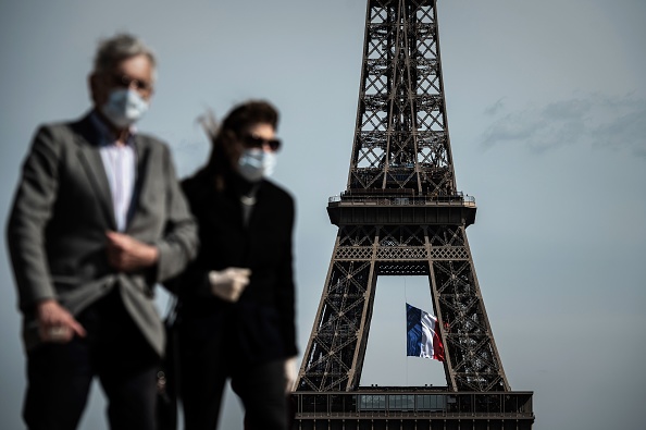 Étendue du port du masque obligatoire à Paris. (Photo : PHILIPPE LOPEZ/AFP via Getty Images)