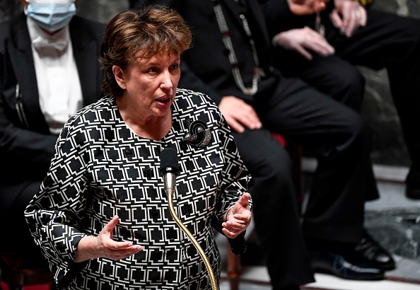 La ministre de la Culture Roselyne Bachelot testée positive au Covid-19. (Photo STEPHANE DE SAKUTIN/AFP via Getty Images)