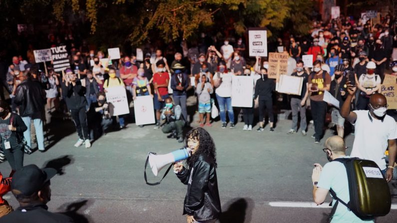 Manifestation du mouvement "Black Lives Matter" (Illustration) (Photo by Nathan Howard/Getty Images)